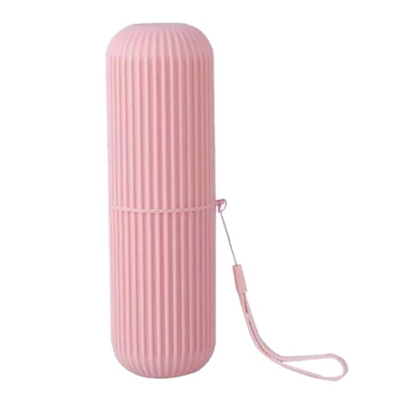 Toothbrush holder for travel, pink color, model R01DRO